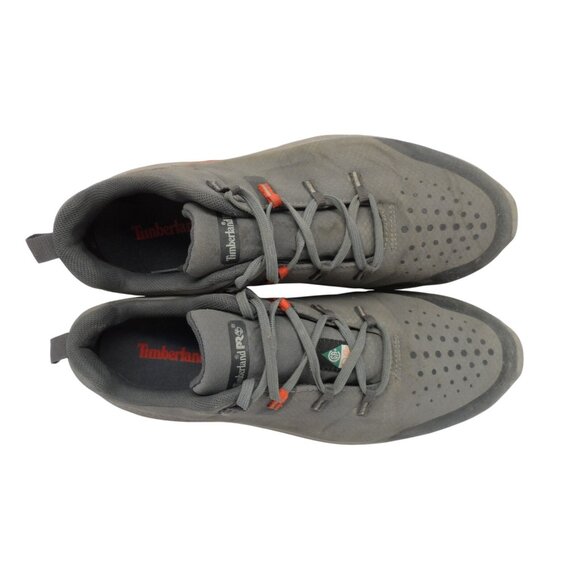 Timberland PRO Men's Low-Cut Intercept Steel Toe Work Shoes Grey/Orange Size 11W - Picture 4 of 8